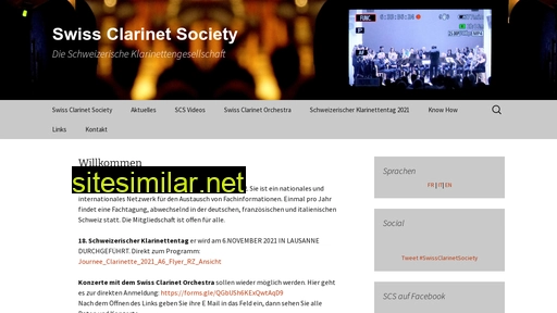 clarinetsociety.ch alternative sites
