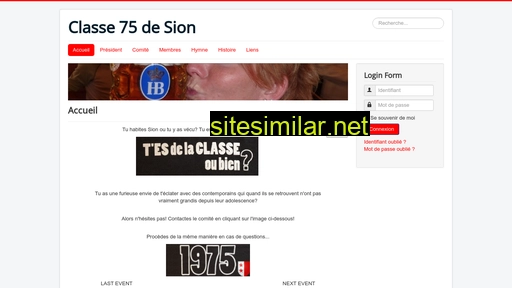 classe75sion.ch alternative sites