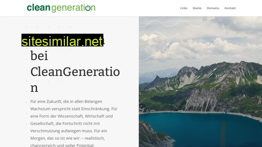cleangeneration.ch alternative sites