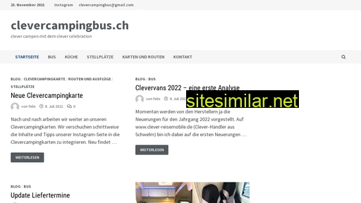 clevercampingbus.ch alternative sites