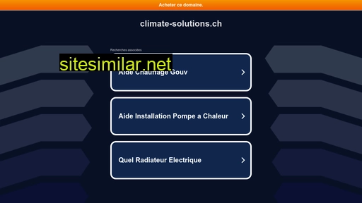 climate-solutions.ch alternative sites