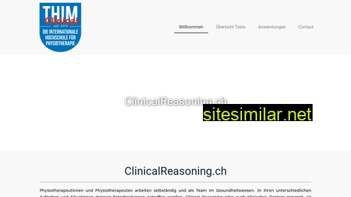 Clinicalreasoning similar sites