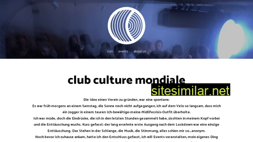 Clubculturemondiale similar sites