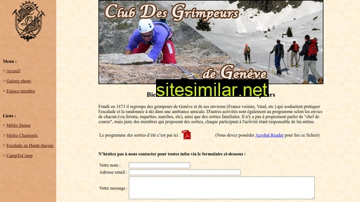 clubdesgrimpeurs.ch alternative sites