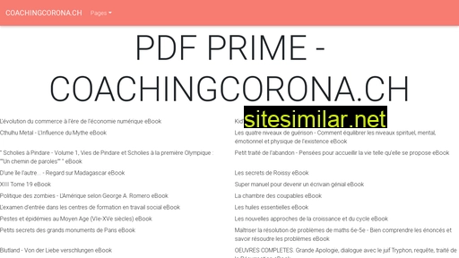 coachingcorona.ch alternative sites