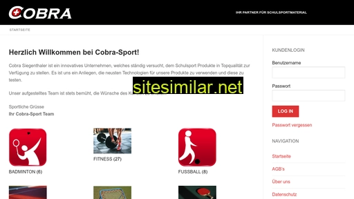 cobra-sport.ch alternative sites
