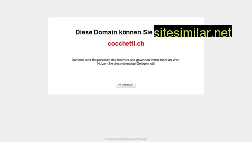 cocchetti.ch alternative sites