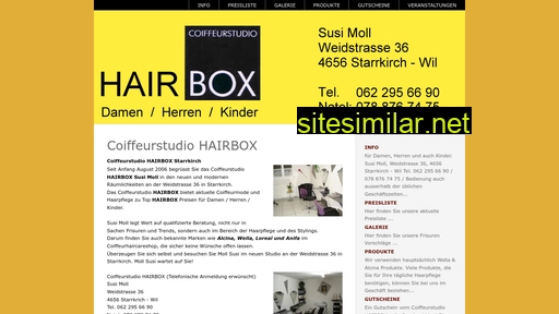 Coiffeurstudio-hairbox similar sites