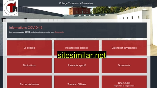 college-thurmann.ch alternative sites