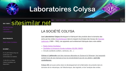 colysa.ch alternative sites