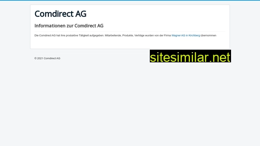 comdirect.ch alternative sites