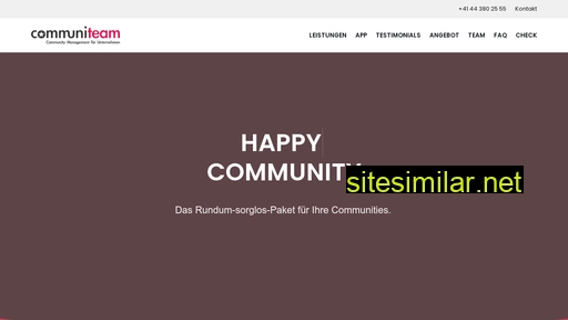 communiteam.ch alternative sites