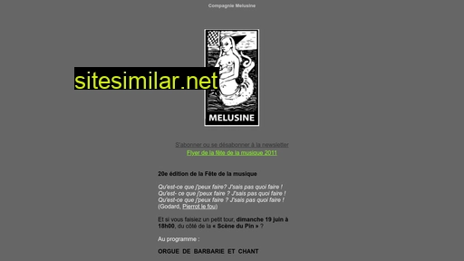 compagnie-melusine.ch alternative sites