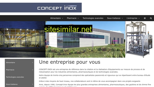 concept-inox.ch alternative sites