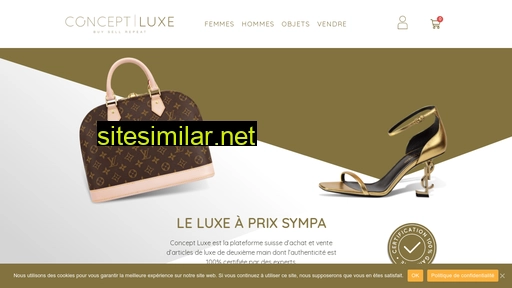 concept-luxe.ch alternative sites