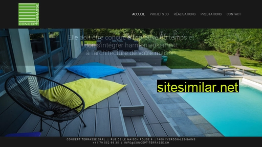 concept-terrasse.ch alternative sites