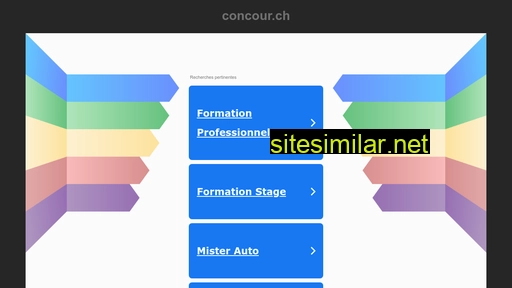 concour.ch alternative sites