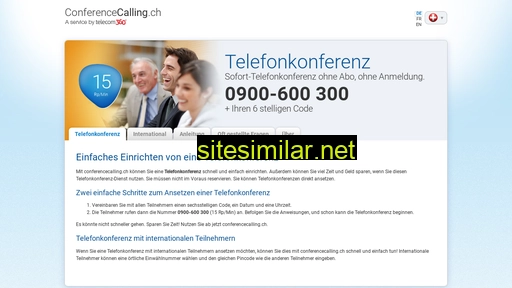 conferencecalling.ch alternative sites