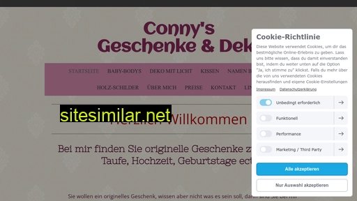 connys-geschenke.ch alternative sites