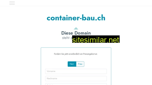container-bau.ch alternative sites