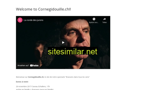cornegidouille.ch alternative sites
