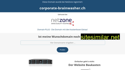 corporate-brainwasher.ch alternative sites