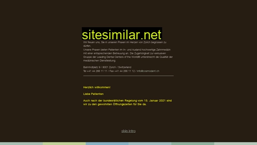 cosmodent.ch alternative sites