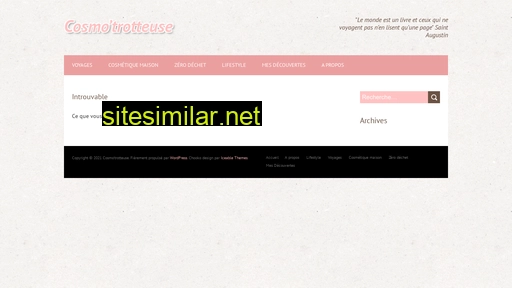 cosmotrotteuse.ch alternative sites