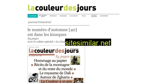 couleurdesjours.ch alternative sites