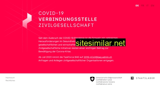 covid19-zivilgesellschaft.ch alternative sites