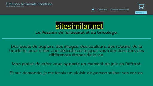 creation-artisanale-sandrine.ch alternative sites