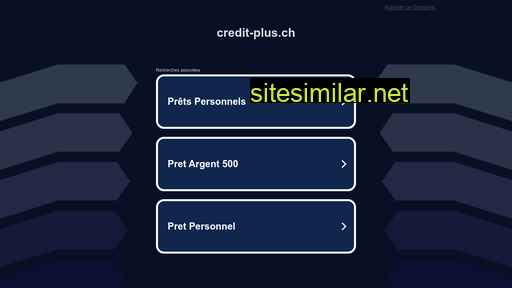 credit-plus.ch alternative sites