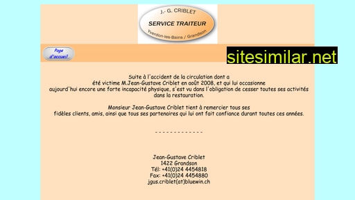 criblet-restauration.ch alternative sites