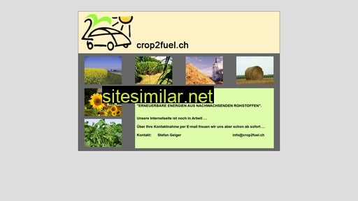 crop2fuel.ch alternative sites