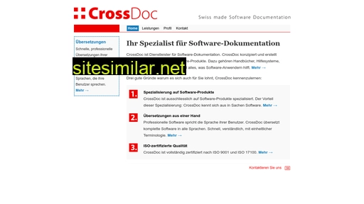 crossdoc.ch alternative sites