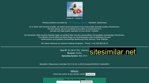 csinet.ch alternative sites