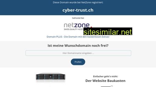 cyber-trust.ch alternative sites
