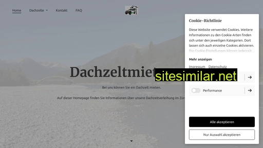 dachzeltmieten.ch alternative sites