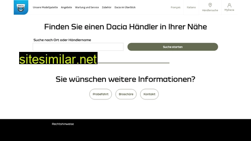 dacia-tage.ch alternative sites