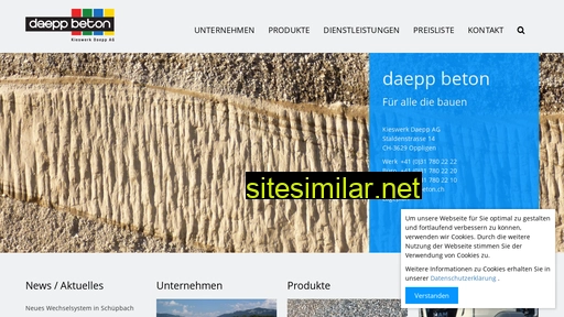 daeppbeton.ch alternative sites