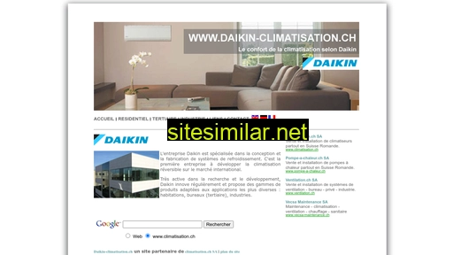 daikin-climatisation.ch alternative sites