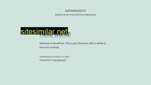 dateneinsicht.ch alternative sites