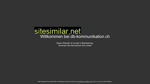 Db-kommunikation similar sites