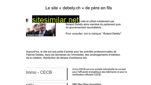 debely.ch alternative sites