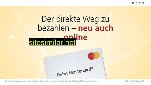 debit-card.ch alternative sites