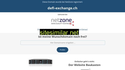 defi-exchange.ch alternative sites