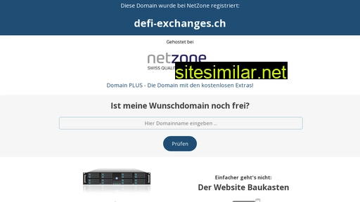 defi-exchanges.ch alternative sites