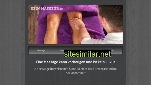 dein-masseur.ch alternative sites