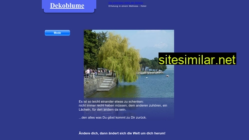 dekoblume.ch alternative sites