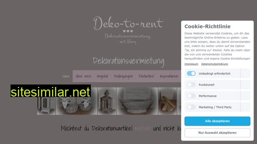 deko-to-rent.ch alternative sites